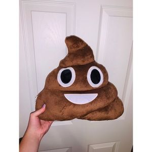 poop emoji pillow 💩